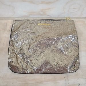Gold Victoria’s Secret Glitter/Sequin‎ Clutch Bag Sparkly Shiny